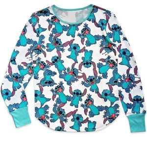 Stitch's soft sleep shirt with contrast trims Size large